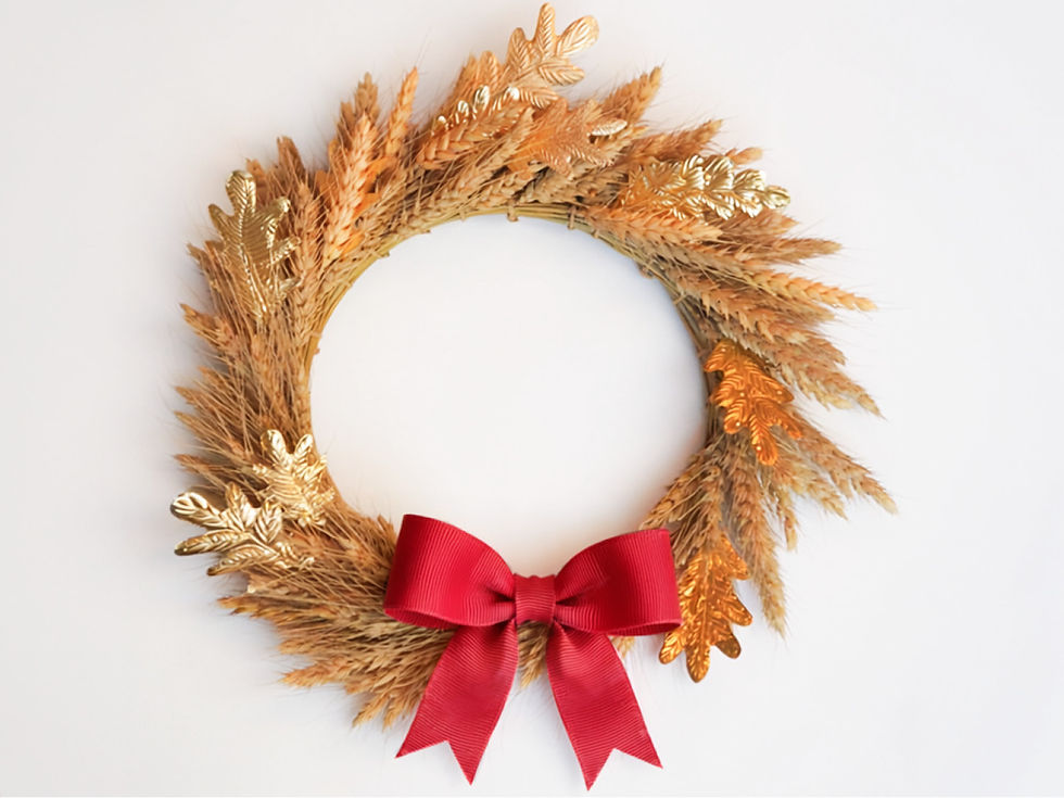 Créez votre couronne de noël - 60 euros
