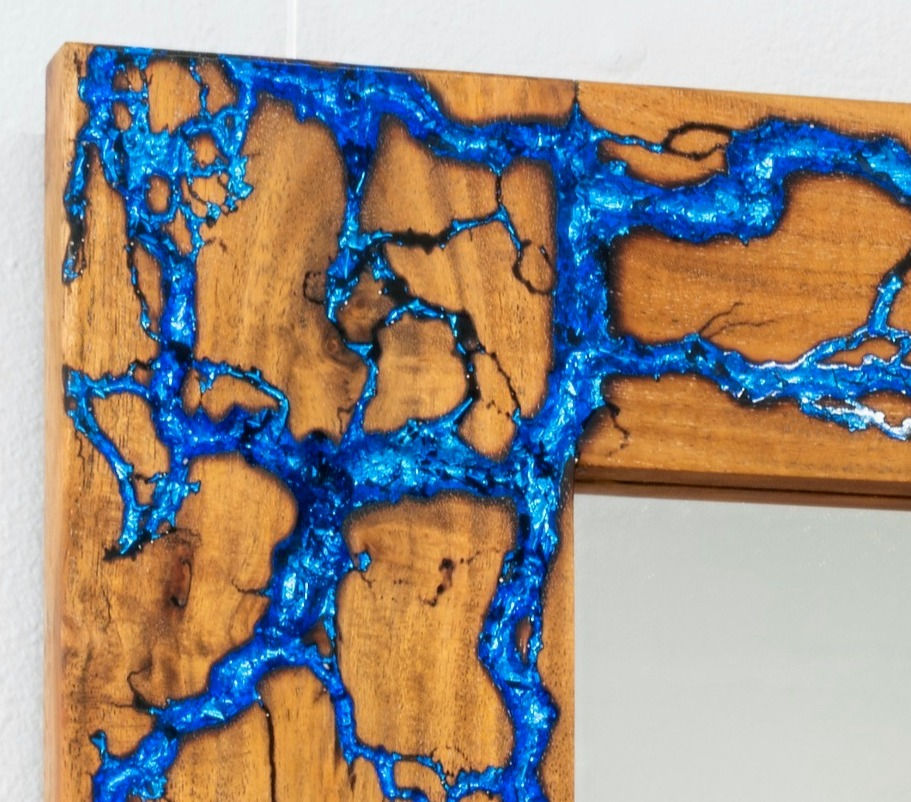 Thumbnail: Blue leaf Mirror