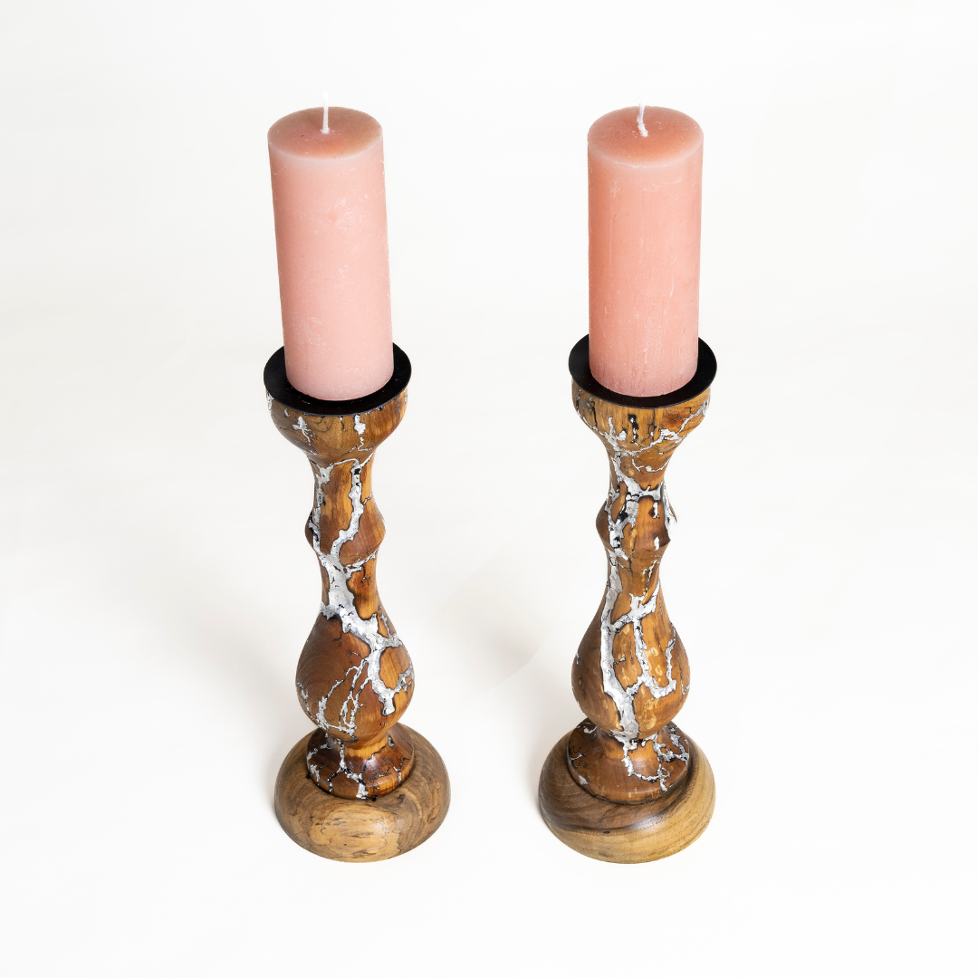 Set of Two Candlesticks