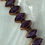 Thumbnail: Vintage Mexico Signed 14K Rose Gold Marquise Amethyst Gemstone Tennis Bracelet