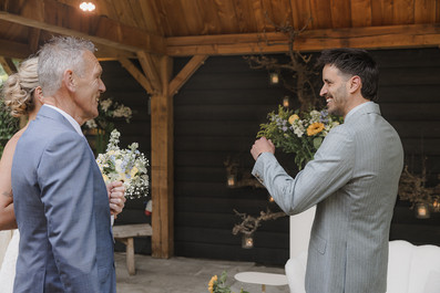 First look tijdens bruiloft Innesto Asten