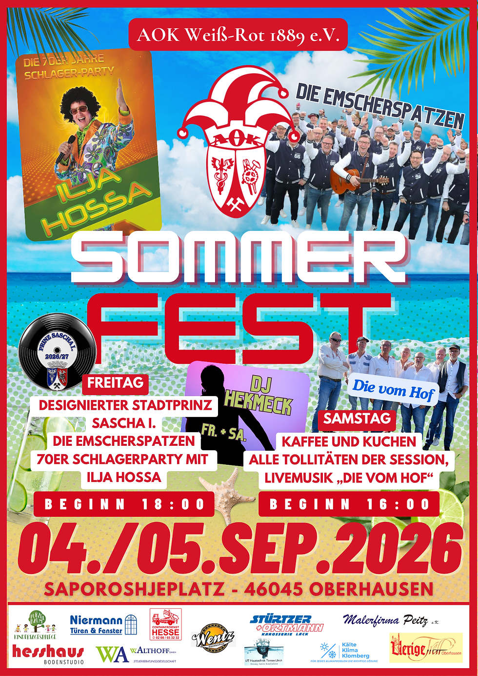 Sommerfest FREITAG der AOK am Saporoshje-Platz