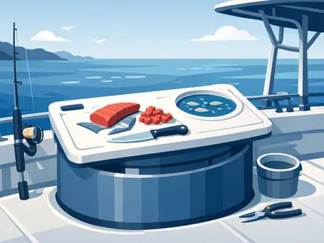 Bait Tank Cutting Board Topper for Working Decks