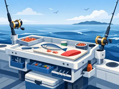 Boat Worktables Built for Hard Fishing Days