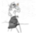 Eine Zeichnung von Paula, der Gründerin von EINS A Spirits