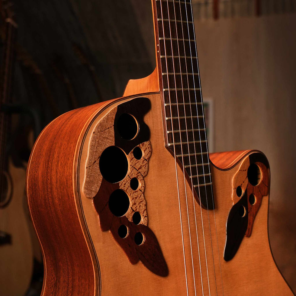 Hình thu nhỏ: Guitar Trần Acoustic Dáng Ovation TOV36 - 2025