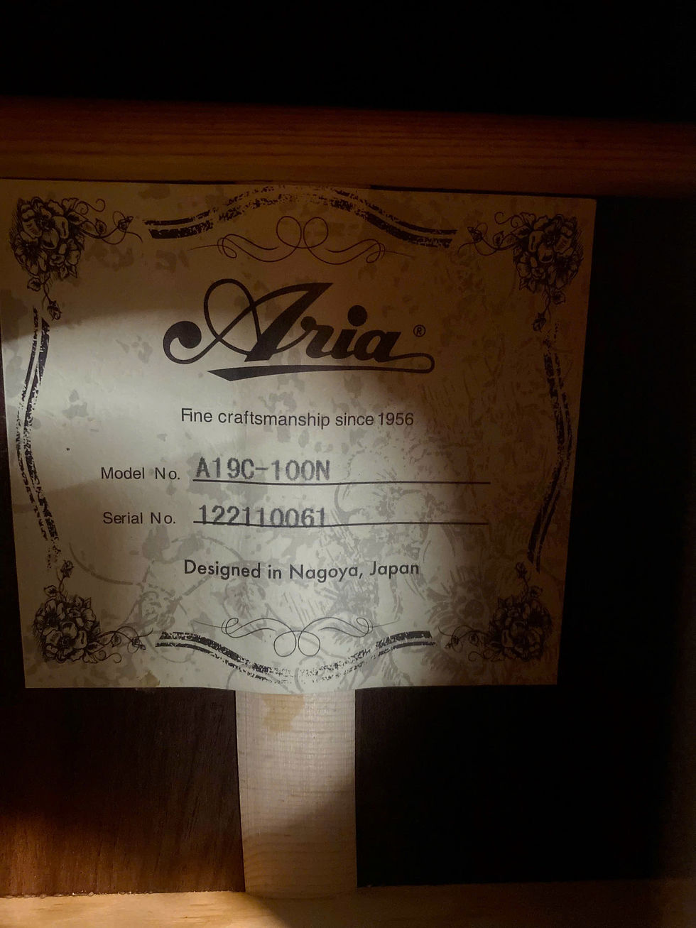 Hình thu nhỏ: Guitar Classic Aria A-19C 100N