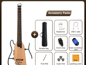 Chi tiết Guitar Donner Hush - I Pro