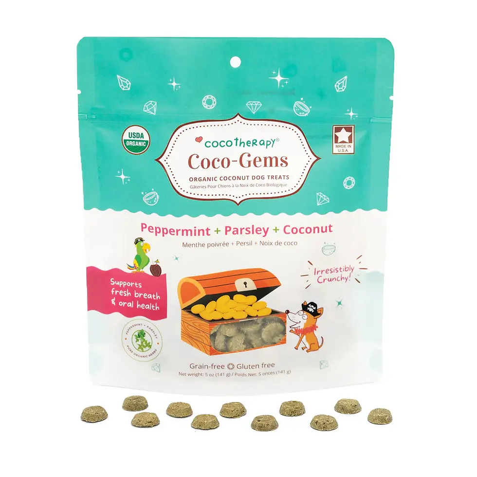 Coco-Gems Training Treats Peppermint + Parsley 
