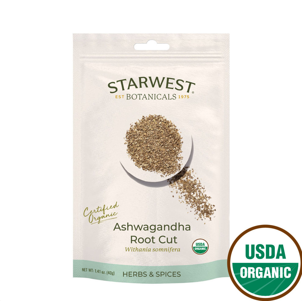 Ashwagandha Root Cut - Certified Organic