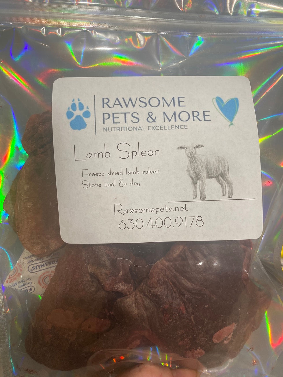Thumbnail: Freeze Dried Lamb Spleen (1.5oz)