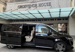 V-class mercedes In mayfair set to drive clients to Ascot, Pearl Chauffeur Drive