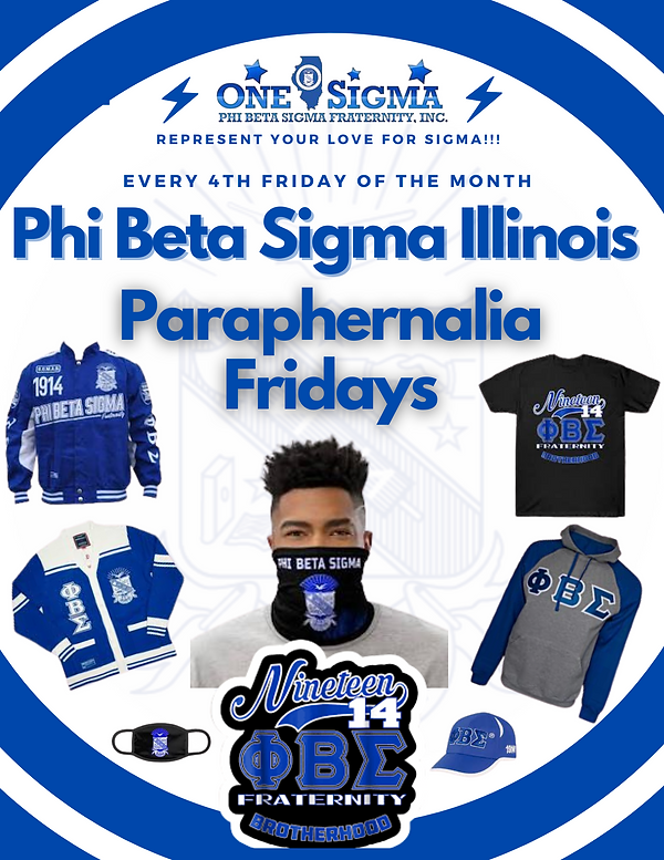 Phi Beta Sigma Illinois Paraphernalia Fr
