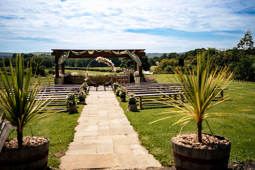 Beautiful views from Southlands Barn