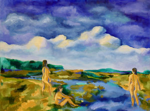 The Marshlands 30" x 40" Oil on Canvas