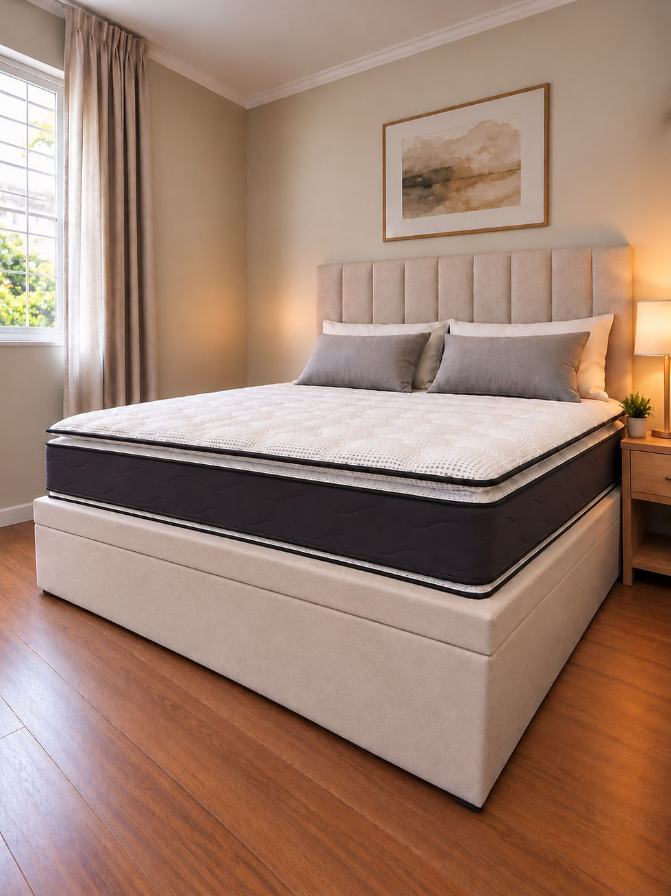 Miniatura: Box Baúl + Col Doble Pillow Black