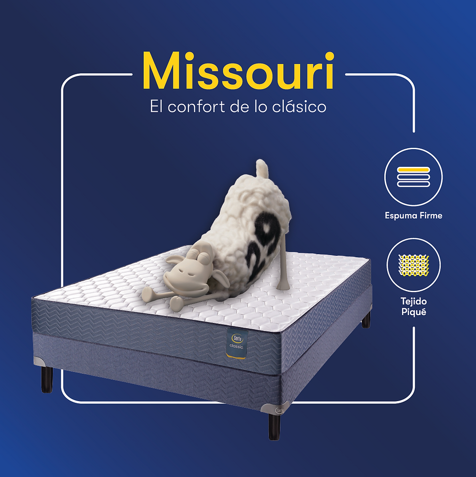 Miniatura: Conjunto Missouri - SERTA