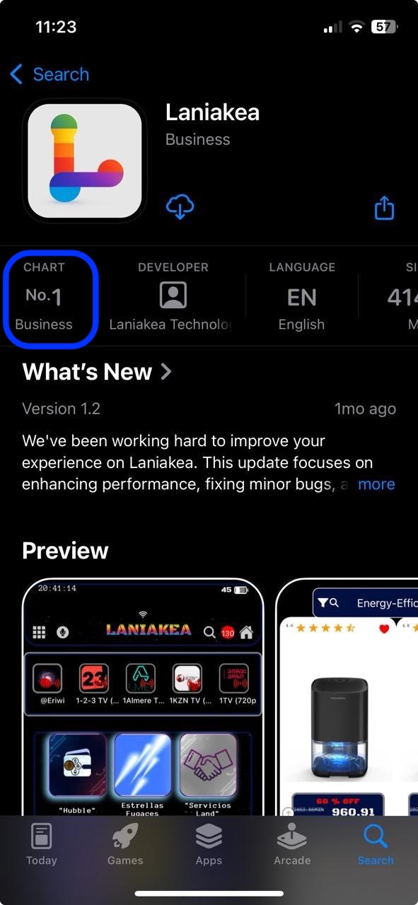 Laniakea OS Mobile App Interface 3