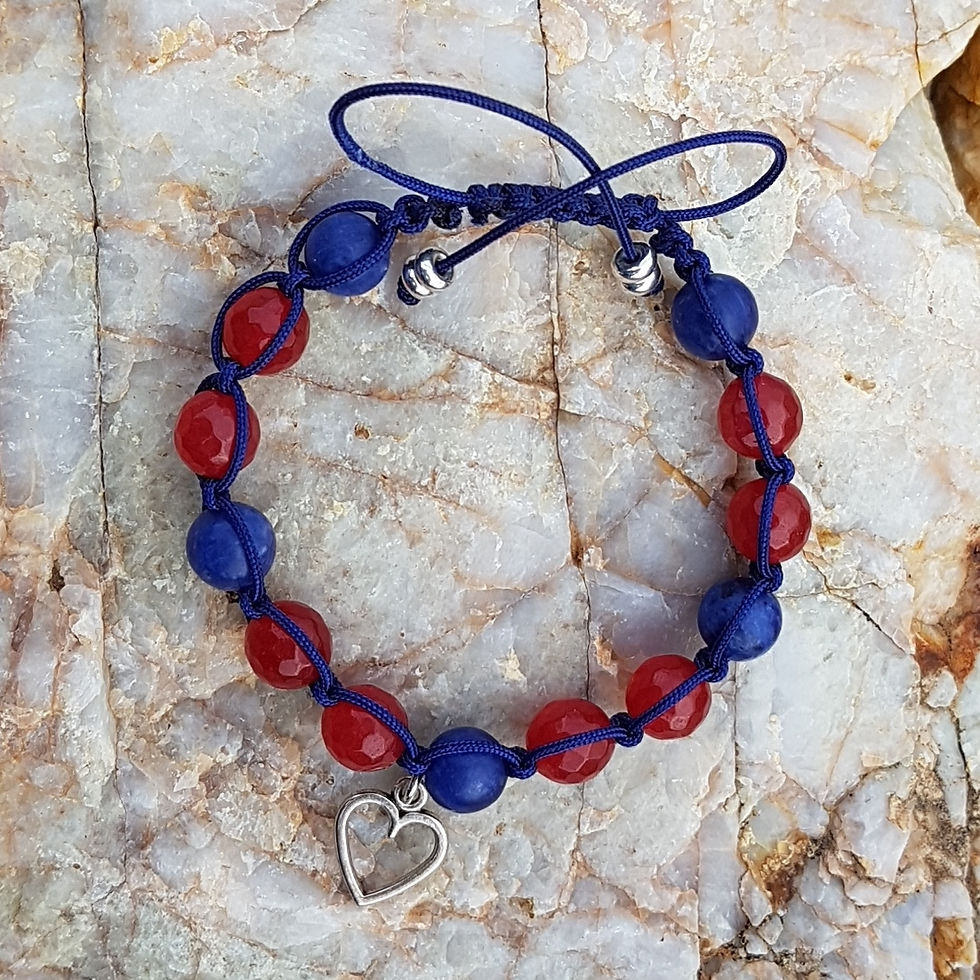 Miniatura: Shamballa Gemstone Bracelet, Wrap Bracelet, Vibrational Jewelry, Boho Bracelet