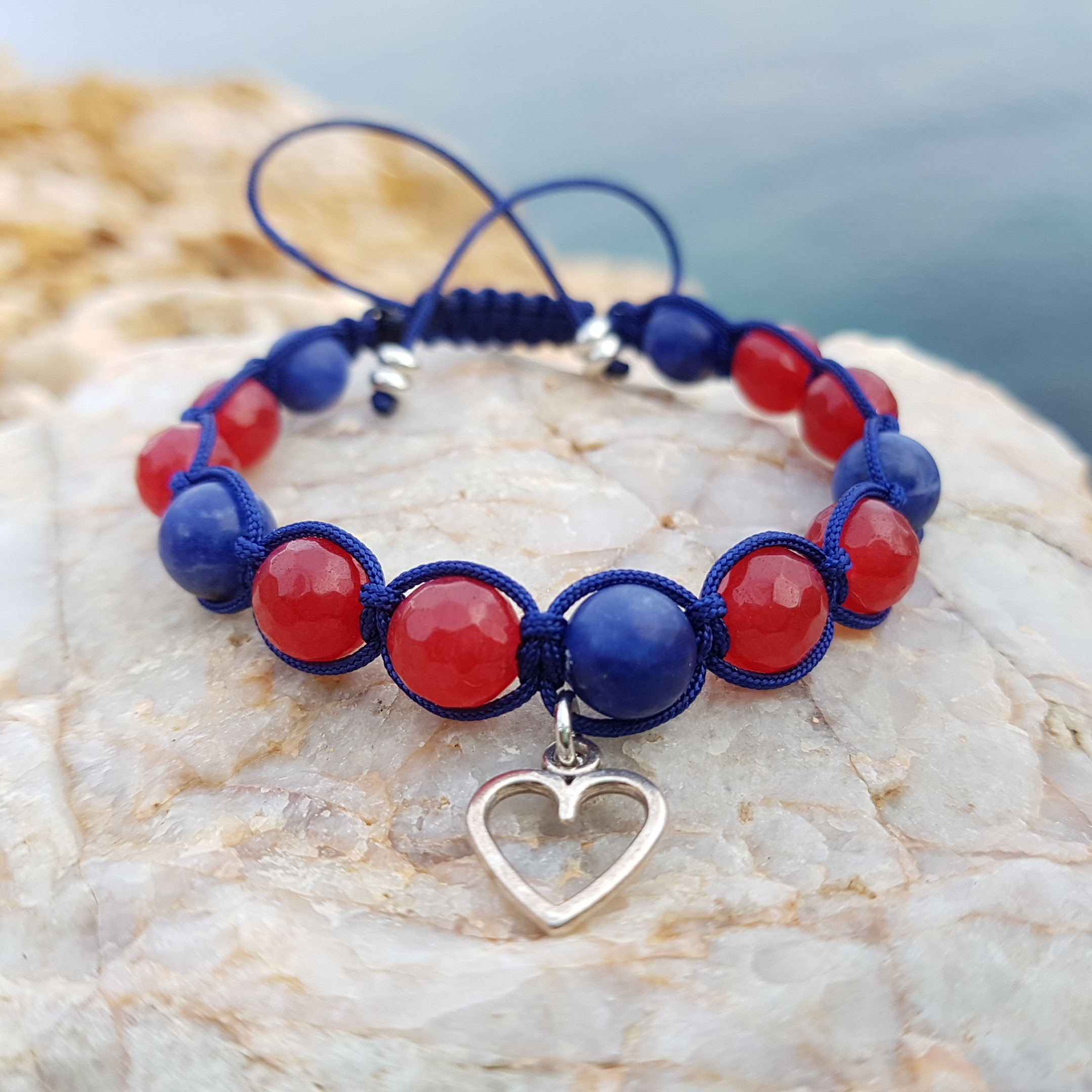 Shamballa Gemstone Bracelet, Wrap Bracelet, Vibrational Jewelry, Boho Bracelet