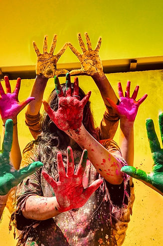 Colorful hands for the Academy of Understanding