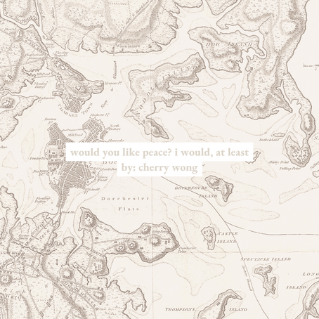 would you like peace? i would, at least