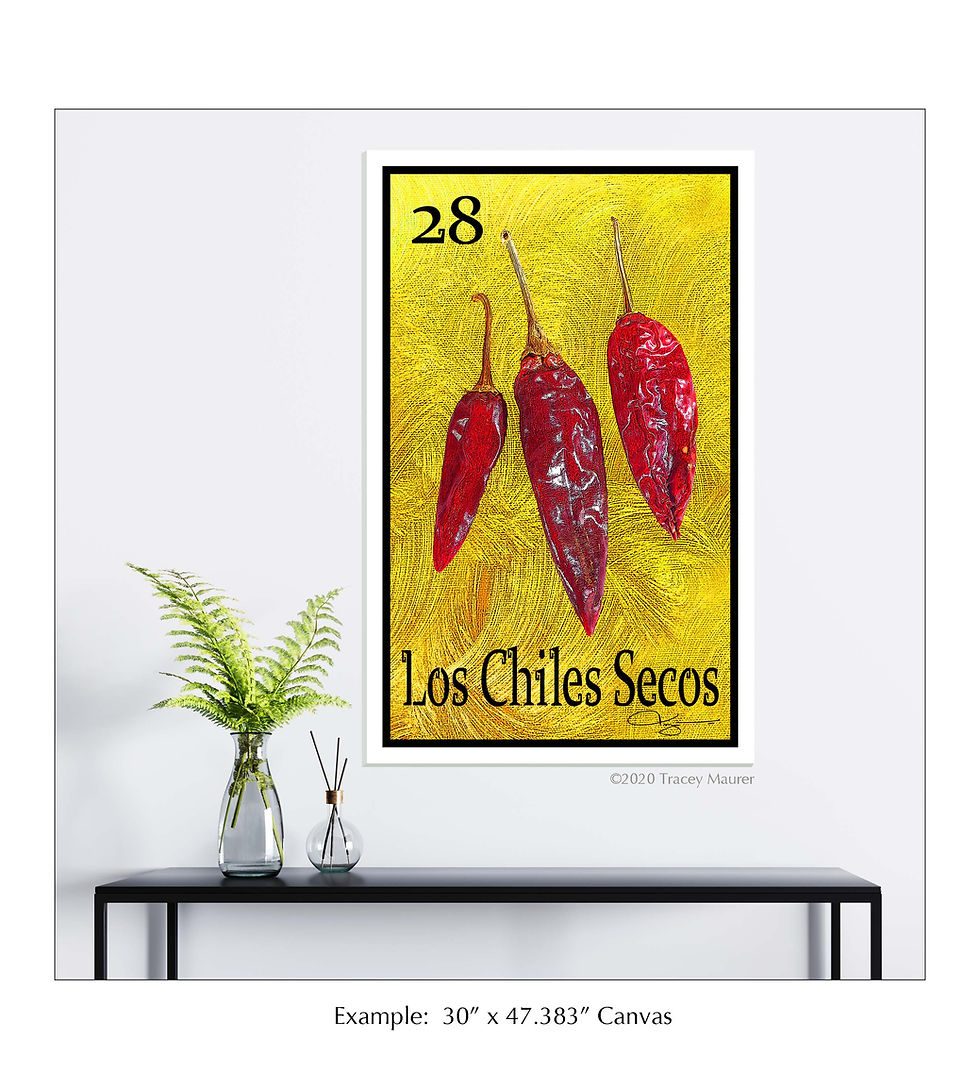 Thumbnail: Los Chiles Secos - 16" x 25.27" Canvas Print