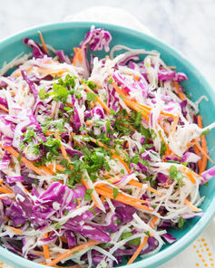 Kohlrabi and Carrot Slaw