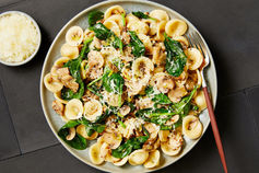 Spinach Mushroom Orecchiette
