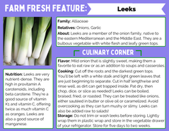 Farm Fresh Feature: Leeks