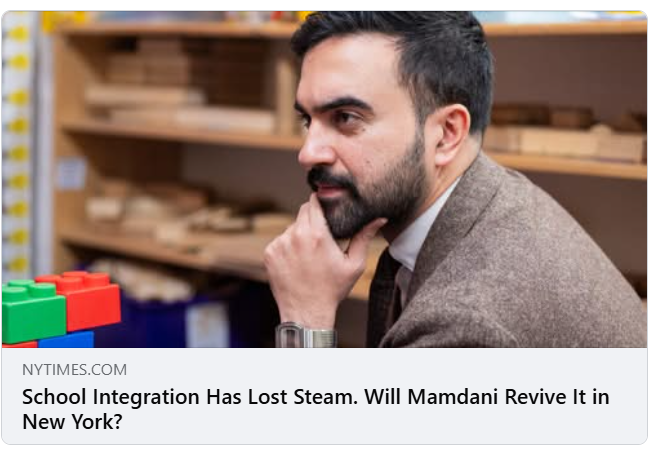 School Integration Has Lost Steam. Will Mamdani Revive It in New York?