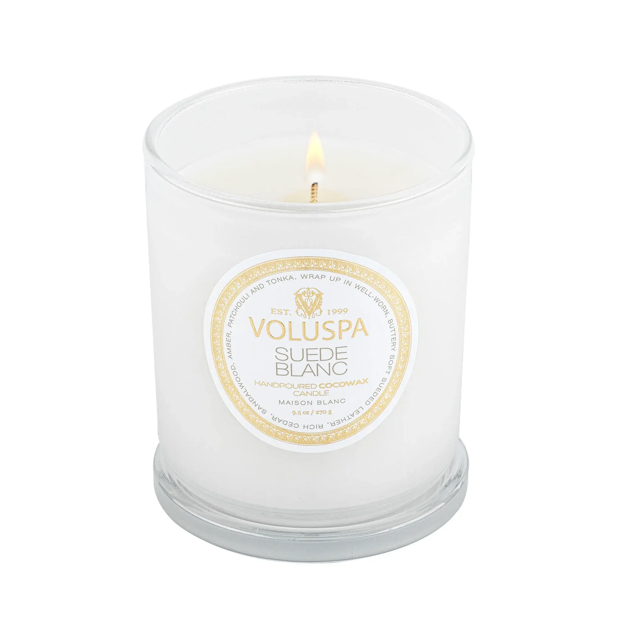 SUEDE BLANC PETITE CLASSIC BOXED CANDLE