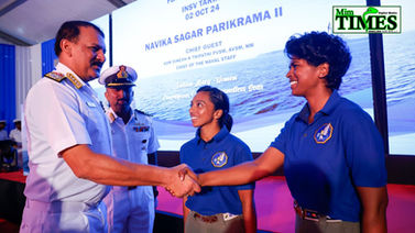INSV Tarini Sets Sail for Navika Sagar Parikrama II