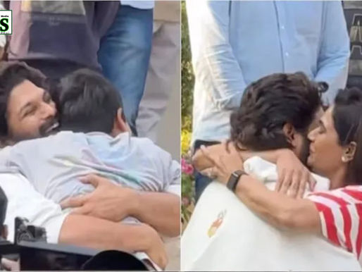 Allu Arjun Returns Home After Night in Jail; Wife Sneha Emotional