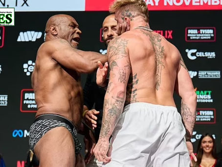 Mike Tyson Slaps Jake Paul During Weigh-In, Shocking Fans
