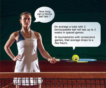 What if tennis and paddle balls end up on your feet?