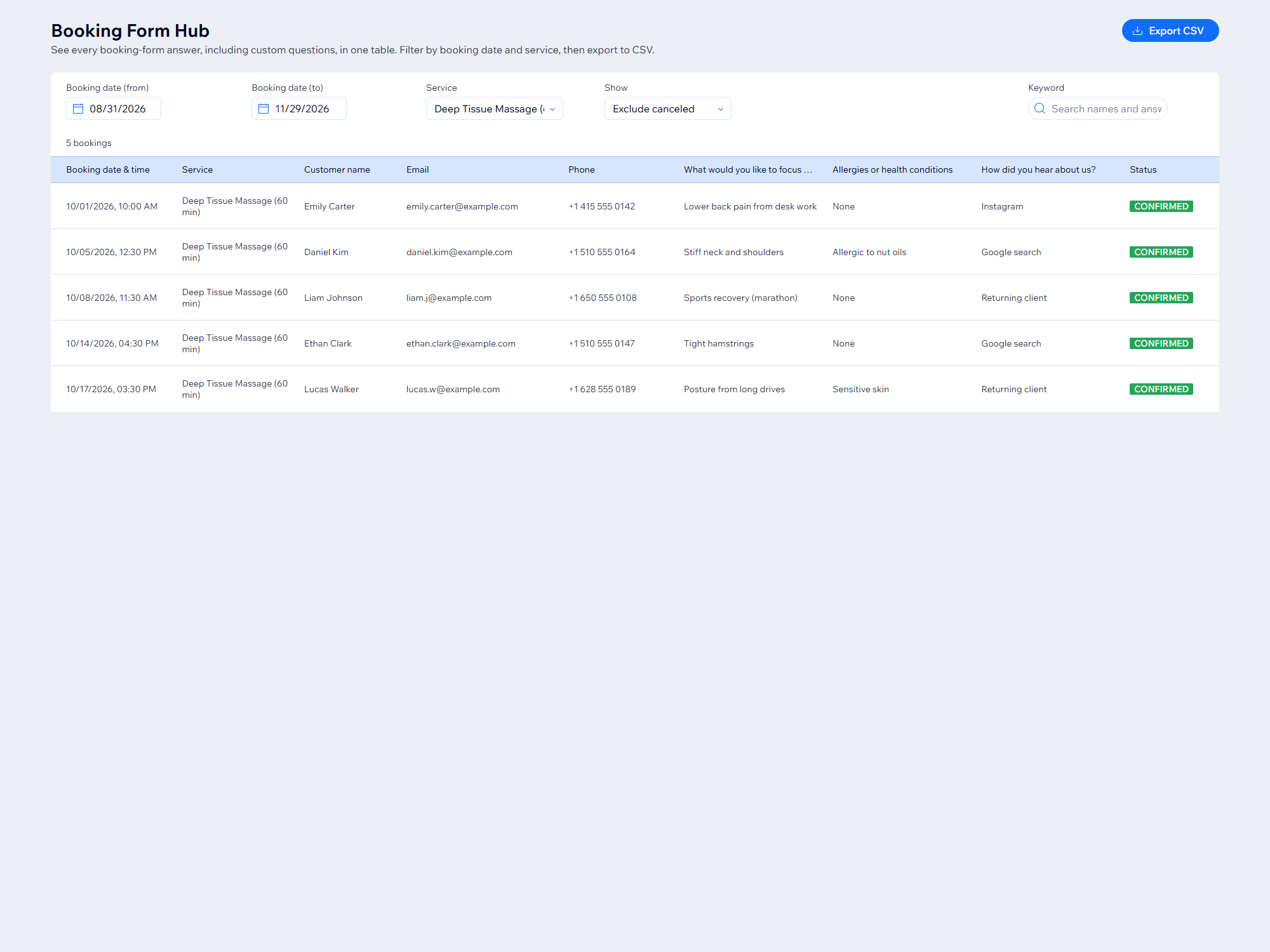 Booking Form Hub screenshot 3