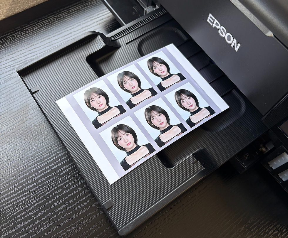 韓国式証明写真