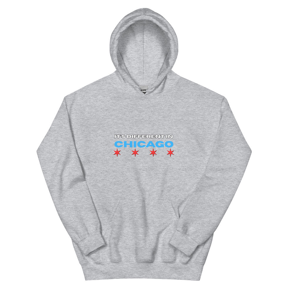 Thumbnail: It's Different in Chicago Unisex Hoodie