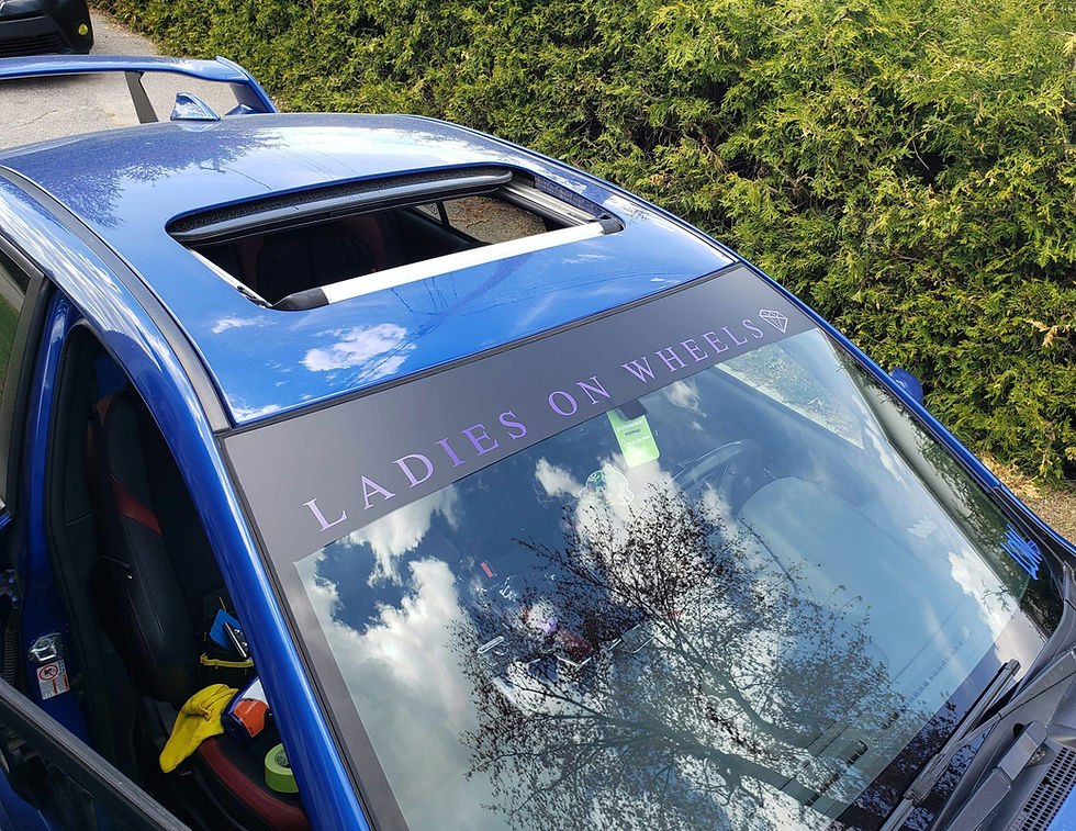 Miniature : Windshield banner - Ladies On Wheels
