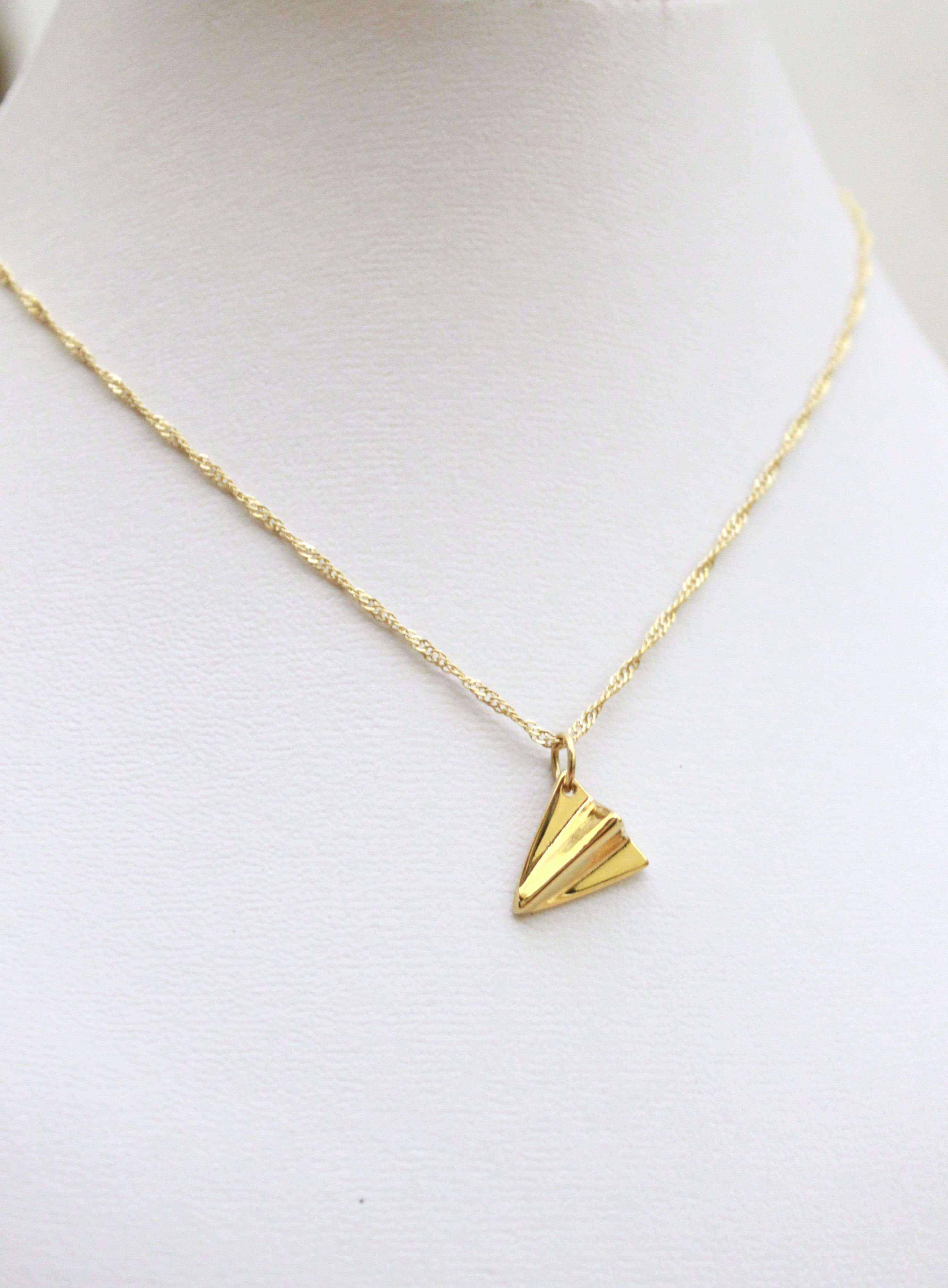 Collar Avion de papel