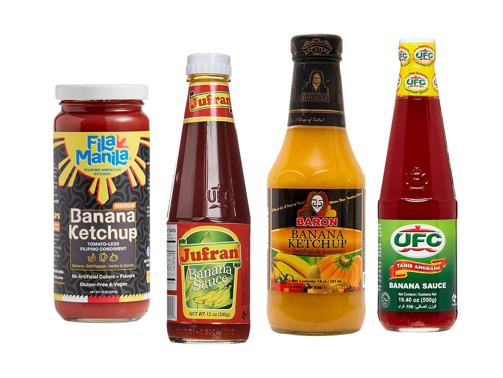 popular banana-based ketchup brands,