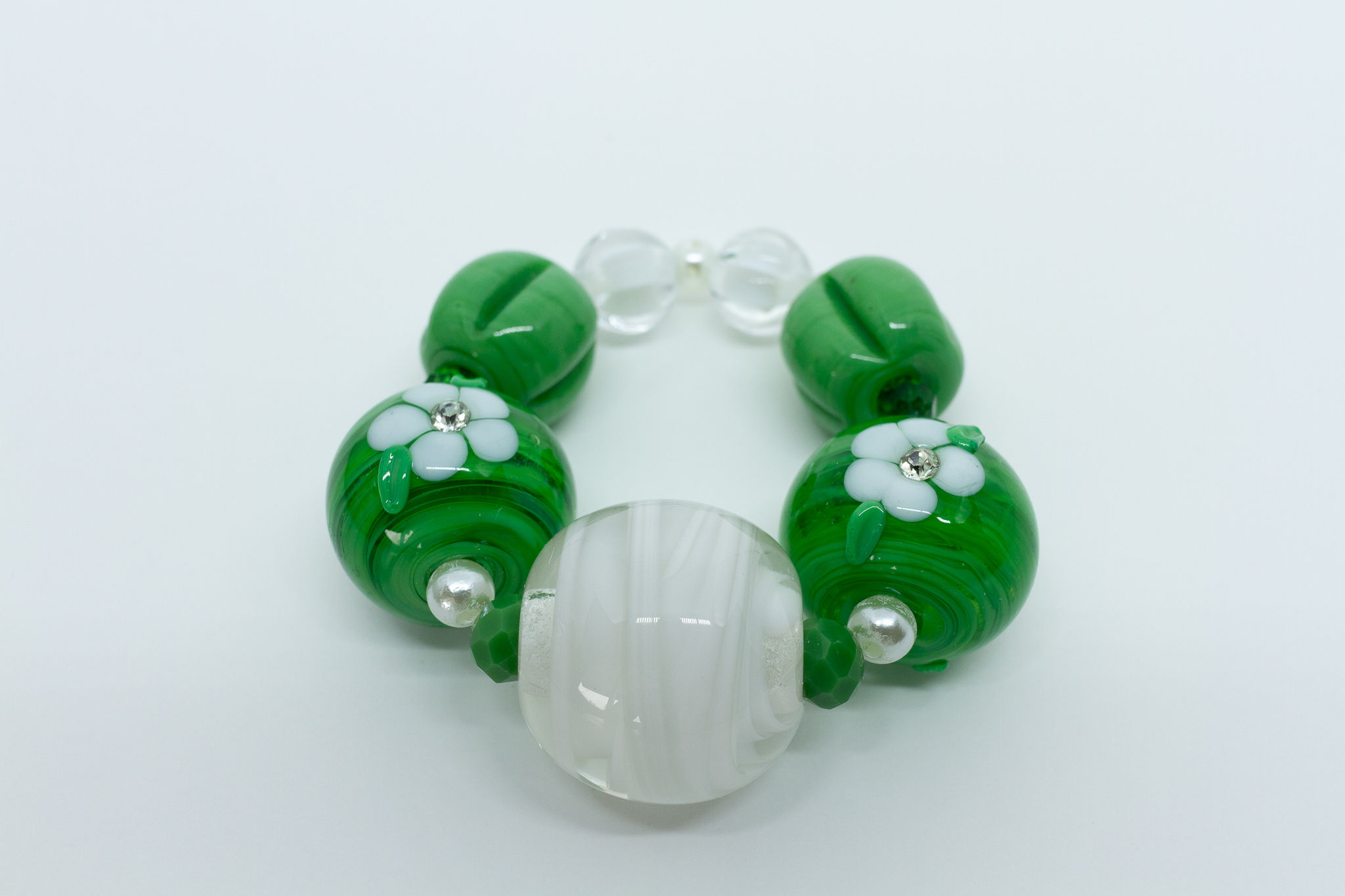 Anel de Murano Verde VD44 - Kit com 6 anéis