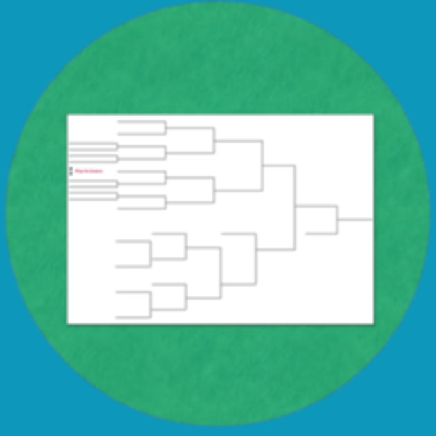 Double Elimination Brackets  for (8 Teams) + 4 Play In Games