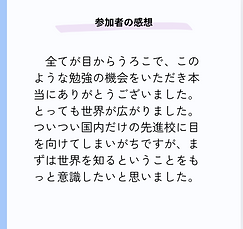 イベント参加者の感想