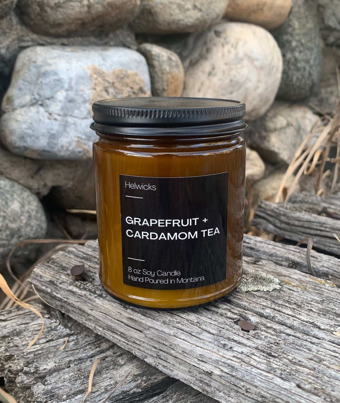 Grapefruit and Cardamom Tea Soy Candle