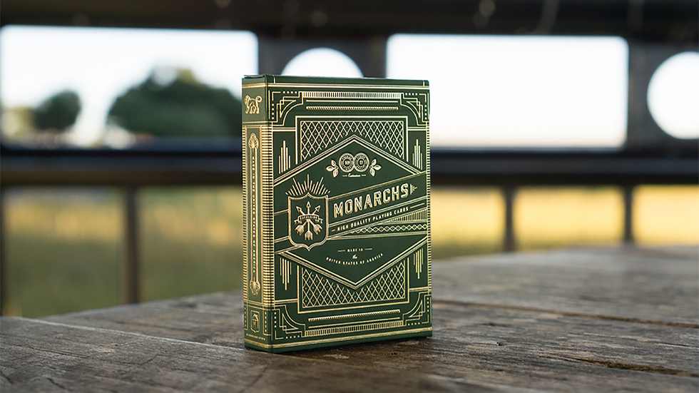 Thumbnail: Monarchs Playing Cards (Green)