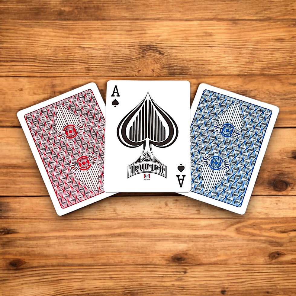 Thumbnail: Triumph Jumbo Index Playing Cards (Red)