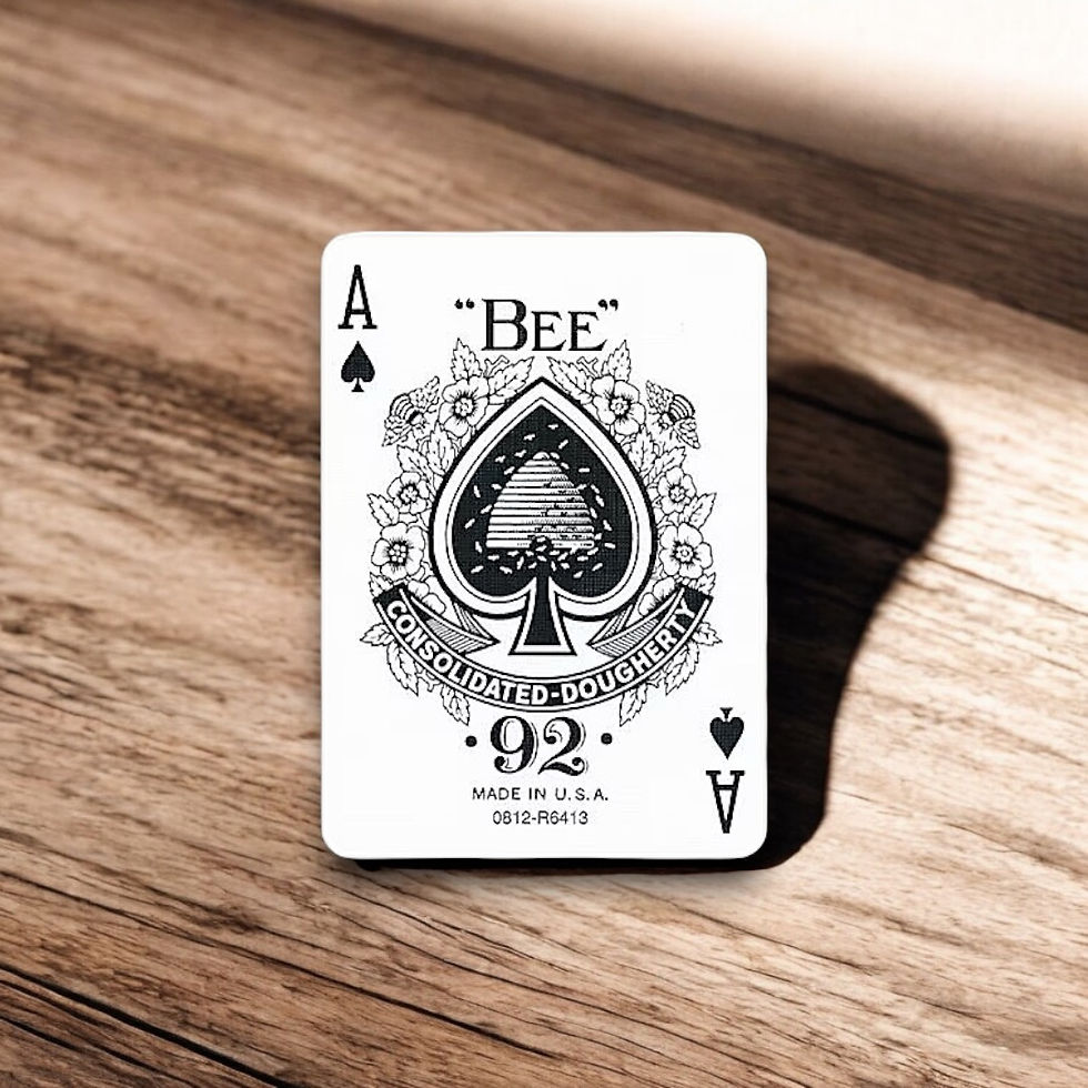 Thumbnail: Bee WPT Playing Cards (Black)