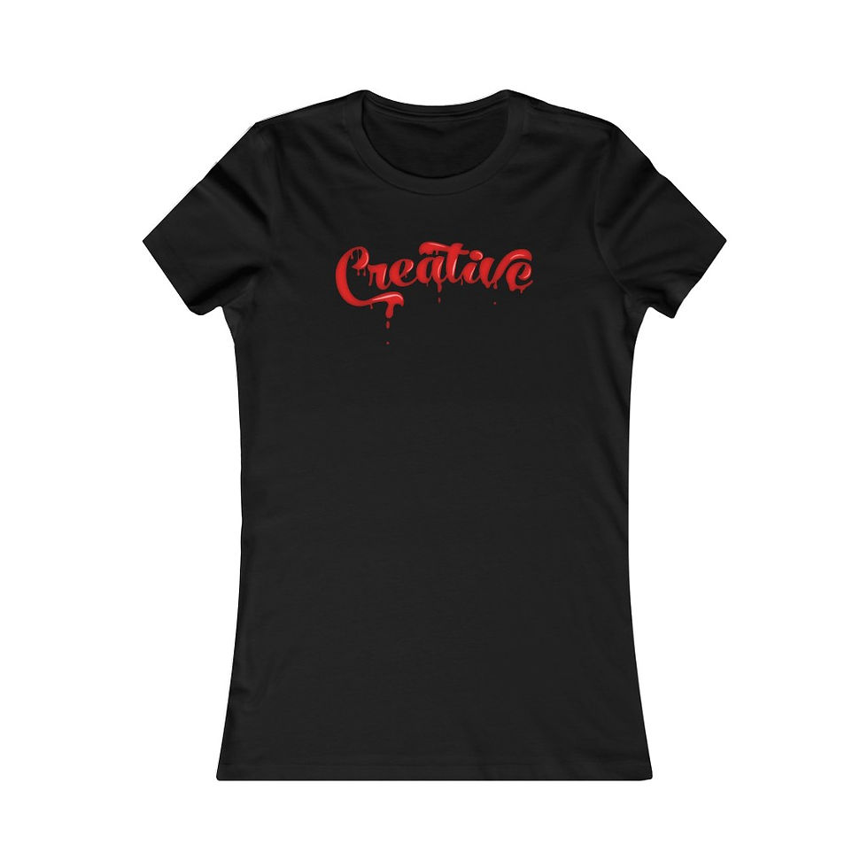 Women's Slim-Fit Creative Blood Tee